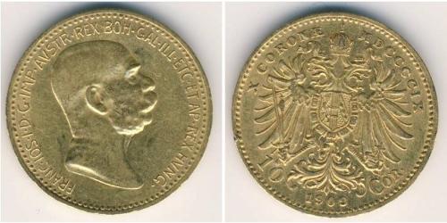10 Krone Austria Oro 