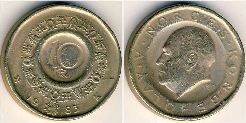 10 Krone Norvegia Rame/Zinco/Nichel 