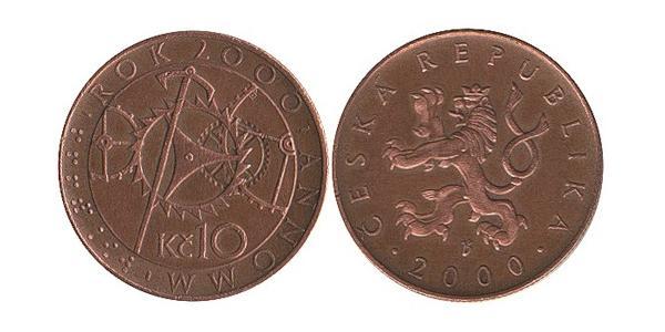 10 Krone Czech Republic Steel/銅 
