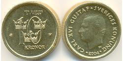 10 Krone Schweden Tin/Kupfer/Zink 