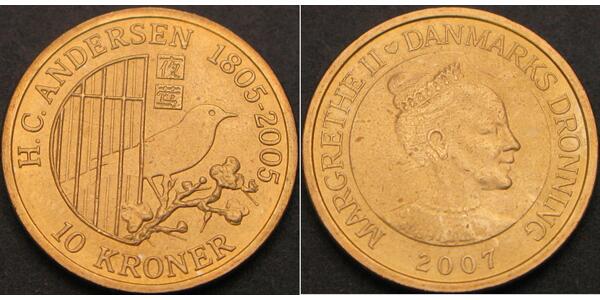 10 Krone Dinamarca  