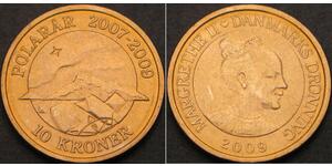 10 Krone 丹麦  