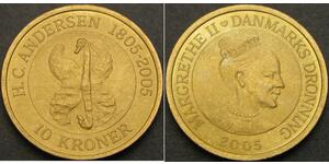 10 Krone 丹麦  