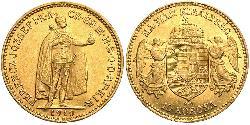 10 Krone 匈牙利王国 金 弗朗茨·约瑟夫一世 (1830 - 1916)