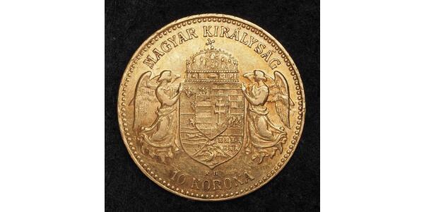 10 Krone 匈牙利王国 金 弗朗茨·约瑟夫一世 (1830 - 1916)
