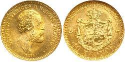10 Krone 瑞典 金 奧斯卡二世 (1829-1907)