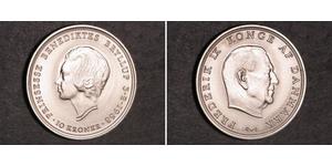 10 Krone 丹麦 銀 弗雷德里克九世 (1899 - 1972)