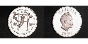10 Kwacha Zambie (1964 - ) Argent 