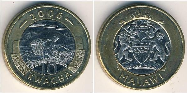 10 Kwacha Malawi Bimetal 