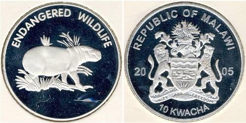 10 Kwacha Malawi Silber 