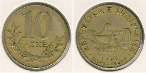 10 Lek Albania Latón 