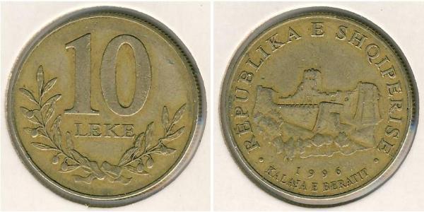10 Lek Albania Latón 