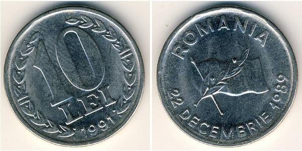 10 Lev Romania Acciaio/Nichel 