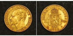 10 Lev Bulgaria Gold Ferdinand I of Bulgaria (1861 -1948)