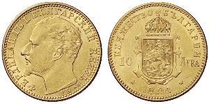 10 Lev 保加利亚 金 Ferdinand I of Bulgaria (1861 -1948)