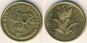 10 Lipa Croatia Brass 