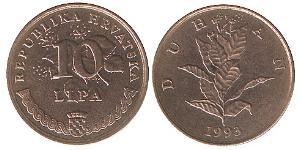 10 Lipa Croacia Latón 