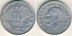 10 Lira Turchia (1923 - ) Alluminio 