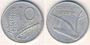 10 Lira Italian Republic (1946 - ) Aluminium 