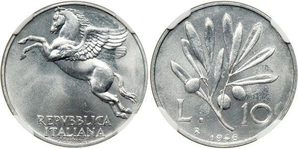 10 Lira Italy Aluminium 