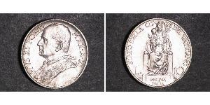 10 Lira Vatican (1926-) Argent Pope Pius XI (1857 - 1939)