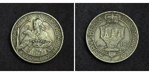 10 Lira San Marino Argento 