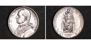 10 Lira Vaticano (1926-) Argento Pope Pius XI (1857 - 1939)