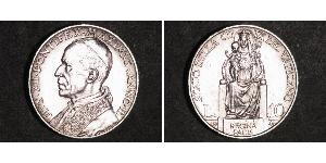 10 Lira Vaticano (1926-) Argento Papa Pio XII (1876 - 1958)