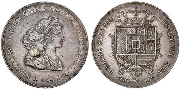 10 Lira Italian city-states Plata 