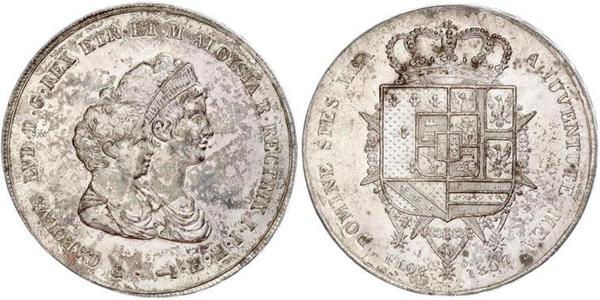 10 Lira Italian city-states Silber 