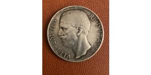 10 Lira Kingdom of Italy (1861-1946) Silber Viktor Emanuel III. (Italien) (1869 - 1947)