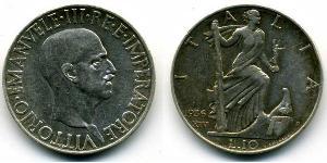 10 Lira Kingdom of Italy (1861-1946) Silver Vittorio Emanuele III (1869 - 1947)