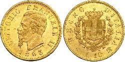 10 Lira 意大利王國 (1861-1946) 金 维托里奥·埃马努埃莱二世
