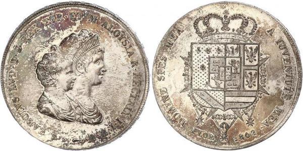 10 Lira Italian city-states 銀 