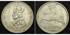 10 Litas Lituanie (1991 - ) Argent Vytautas le Grand