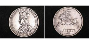 10 Litas Lituanie (1991 - ) Argent Vytautas le Grand