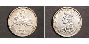 10 Litas Lituanie (1991 - ) Argent Vytautas le Grand