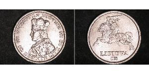 10 Litas Lituanie (1991 - ) Argent Vytautas le Grand