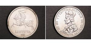 10 Litas Lituania (1991 - ) Argento Vitoldo
