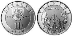 10 Litas Lituanie (1991 - ) Cuivre/Nickel 