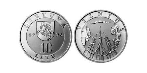 10 Litas Lituanie (1991 - ) Cuivre/Nickel 