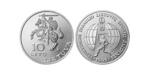 10 Litas Lituania (1991 - ) Níquel/Cobre 