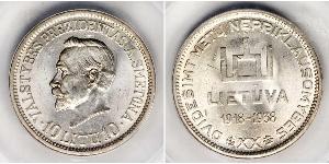 10 Litas Lituania (1991 - ) Plata 