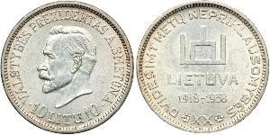 10 Litas Lituania (1991 - ) Plata 