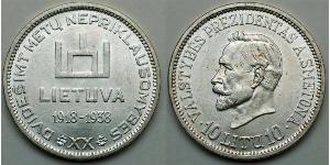 10 Litas Lituania (1991 - ) Plata 