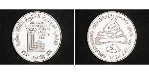 10 Livre Líbano Plata 