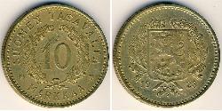 10 Mark Finlandia (1917 - ) Alluminio/Bronzo 