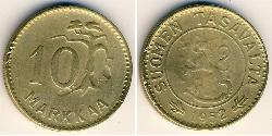 10 Mark Finlandia (1917 - ) Alluminio/Bronzo 