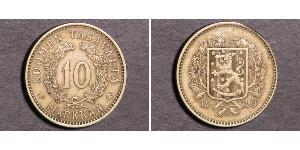 10 Mark Finlandia (1917 - ) Alluminio/Bronzo 