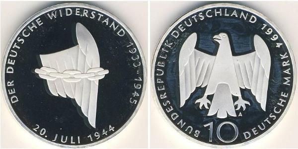 10 Mark Allemagne Argent 